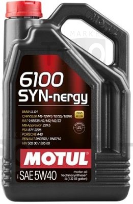 Моторное масло Motul 6100 Syn-clean 5w40, 4л