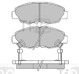 Колодки ADB 3867