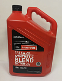 Моторное масло Ford Motorcraft XO 5W20, Synthetic Blend, 4,73л