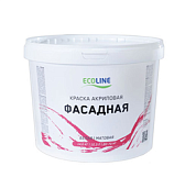 Краска фасадная Ecoline акриловая 14,0 кг