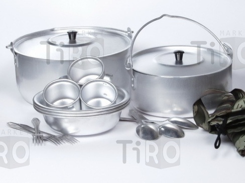 Набор посуды алюминиевый, Scovo "Походный" МТ-096