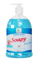 Мыло жидкое Clean&Green Soapy CG8095, антибактериальное 1л с дозатором