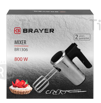 Миксер Brayer BR1306, 800Вт Миксер Brayer BR1306, 800Вт