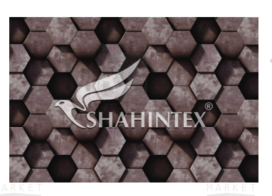 Коврик влаговпитывающий Shahintex Digital Print "Соты" 60*90 коричневый Турция Коврик влаговпитывающий Shahintex Digital Print "Соты" 60*90 коричневый Турция