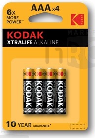 Эл-т питания Kodak LR03-4BL Xtralife [K3A-4]