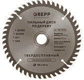 Диск пильный по дереву Grepp 305-16048, 160*20 мм, 48 зубьев + переходное кольцо 20/16мм