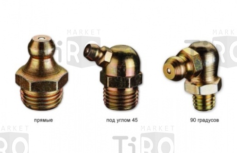 Пресс-масленка 6мм, 90 градусов GR46202