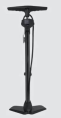 Насос Bee Pump 1281 ручной-напольный, под ниппель AV/FV, с манометром, 32x600мм, алюминий, черный