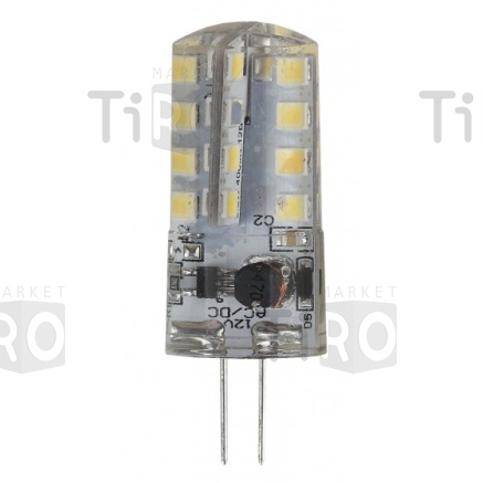 Лампа светодиодная ЭРА JC-3W/12V-840-G4 капсула