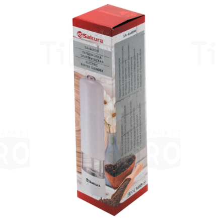 Перцемолка электрическая Sakura SA-6640W, белый Перцемолка электрическая Sakura SA-6640W, белый
