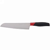 Нож кухонный 16,5см, красно-черная ручка