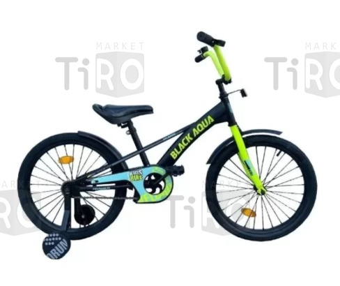 Велосипед Black Aqua Velorun 18", KG1819, 1s (черно-лимонный) Велосипед Black Aqua Velorun 18", KG1819, 1s (черно-лимонный)
