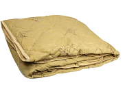 Одеяло из верблюжьей шерсти облегченное 2сп 200*215см. вес 220 гр/кв. м. чемодан (608)