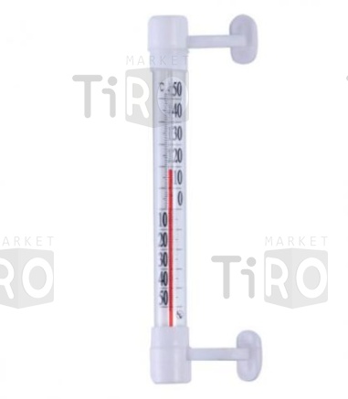 Термометр  оконный "Липучка" Т-5 (стеклянный) в картоне