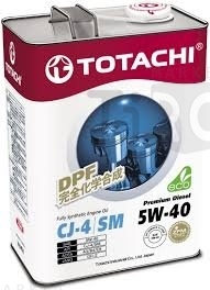 Масло синтетическое TOTACHI Premium Diesel 5w40  CJ-4/SM, 4л