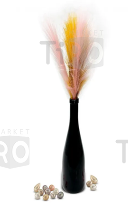 Ваза для одного цветка Рокса Черный глухой, 700-Н5