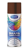 Эмаль универсальная, Vixen VX-18017 шоколадно-коричневая, аэрозоль 520 мл