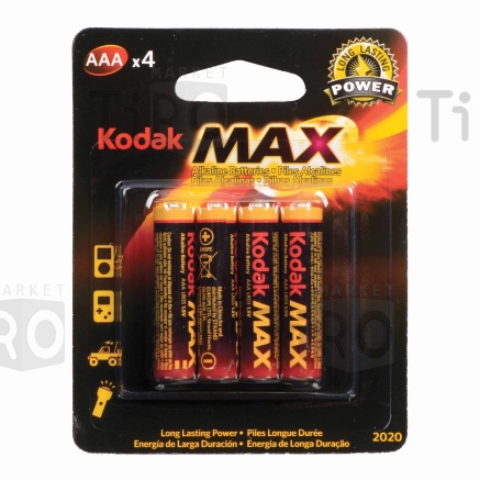 Батарейка Kodak Max LR03 мизинчиковая 4 штуки