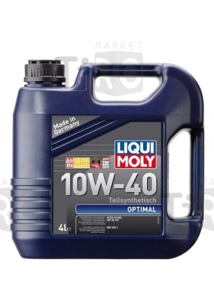 Liqui Moly Optimal 10W-40 SL/CF 4л 3930 Liqui Moly Optimal 10W-40 SL/CF 4л 3930
