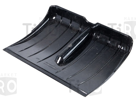 Лопата снеговая "Зима" №9 поликарбонат, 550*380мм, d-32мм, черная