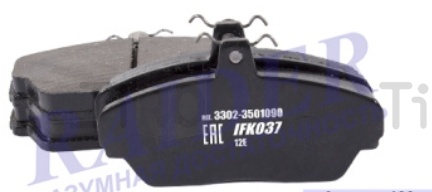 Колодки дисковые переднего тормоза ГАЗ 3302 TSN IFK037