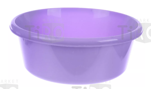 Таз Москва 14л. круглый лиловый Idea М2514