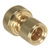 Коннектор c аквастопом для шланга d3/4", латунь 169-037