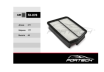 Воздушный фильтр Fortech FA-078\96263897 Воздушный фильтр Fortech FA-078\96263897