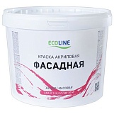 Краска Ecoline фасадная 3 кг. Зима