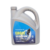 Масло трансмиссионное Eagle Scorpion Gear Semi-Syn Oil 75W90 API GL-4, 4L