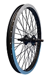 Колесо заднее 20" Trix 8989, BMX обод алюминиевый, усиленный, 406х24,8/32х19.5мм, A/V