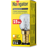 Лампа накаливания для духовок T25 15Вт/Е14 Navigator 61207