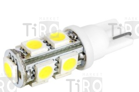 Автолампа Skyway S08201131, T10 (W5W) 12V, 9 SMD, Белая, 2 шт Автолампа Skyway S08201131, T10 (W5W) 12V, 9 SMD, Белая, 2 шт