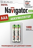 Аккумулятор Navigator 94462 1000mA/h HR03 2шт. /10/50/