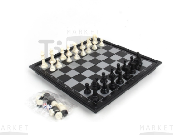 Игра настольная карт коробка 3-в-1 Шахматы/Шашки/Нарды магнитные 9518