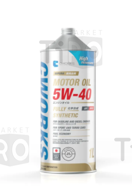 Моторное синтетическое масло Superia Cworks Oil 5W-40 SP/CF A3/B4, 1L Япония