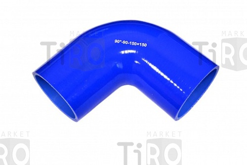 Патрубок силиконовый угловой 90° L150*150 d010 (90-10-150-150)