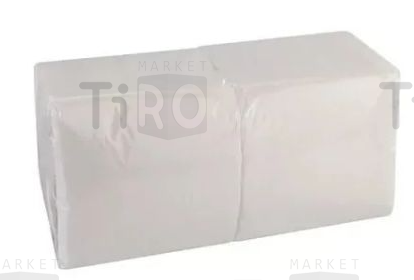 Салфетки "Berry" Delux двухслойные 33х33см, 50 листов, белые Салфетки "Berry" Delux двухслойные 33х33см, 50 листов, белые