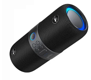 Колонка-Bluetooth Perfeo "Pipe"  FM, MP3, USB, Aux, TWS, мощность 14Вт, 3600mAh, черная с подсветкой
