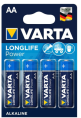 Батарейка Varta Long Life Power AAА, 4шт Батарейка Varta Long Life Power AAА, 4шт