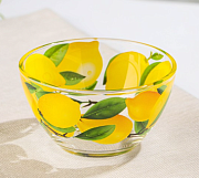 Салатник стеклянный 250мл. Лимоны