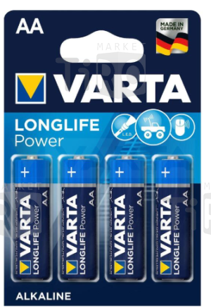 Батарейка Varta Long Life Power AAА, 4шт Батарейка Varta Long Life Power AAА, 4шт