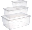Ящик 50л. прозрачный, IDEA М2354 Ящик 50л. прозрачный, IDEA М2354