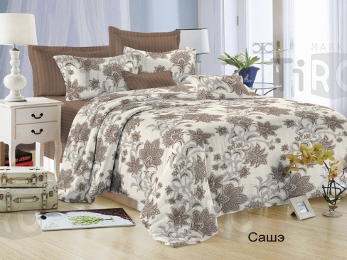 КПБ 2-ный "Felicita", Сашэ (1172) простынь 180*215см, пододеяльник 175*215см, наволочки 2 штуки, 70*70
