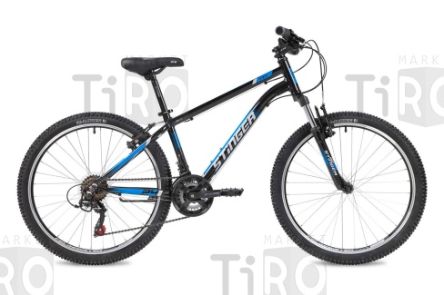 Велосипед Stinger 24" Element STD 146951, черный алюминий размер 14"