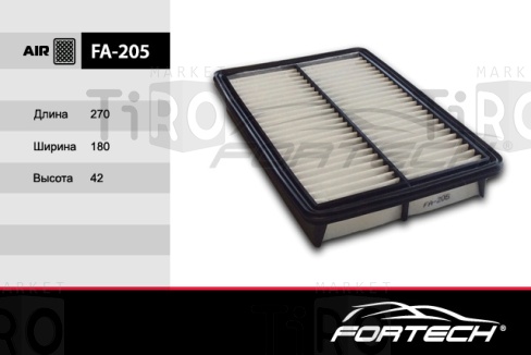 Воздушный фильтр NAC 77251\PE07133A0A (Fortech. FA-205) (Mann. C27019) (Vic. A-478) Mazda 3 (BM), 6 (GJ) (13-)\CX-5 (12-)