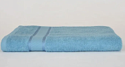 Полотенце гладкокрашенное махровое 50*90см. серо-голубой