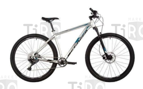 Велосипед Stinger Reload 29" STD 168507 серебристый, алюминий, размер 20"