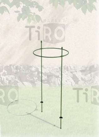 Опора "Пионер-102" метал, труба d- 10мм, h-1,20м, d-0,5м