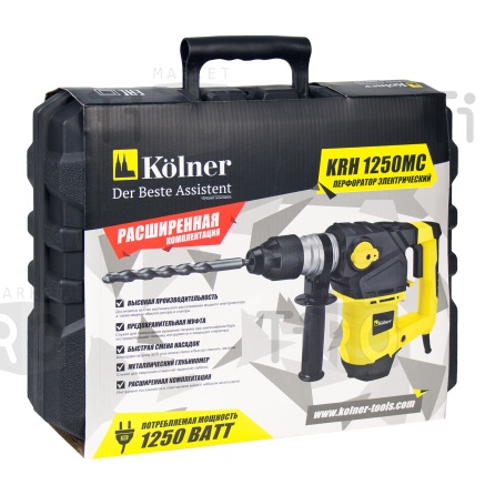 Перфоратор KOLNER KRH 1250MC, 1250Вт Перфоратор KOLNER KRH 1250MC, 1250Вт